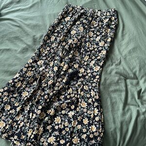 flowy floral pants